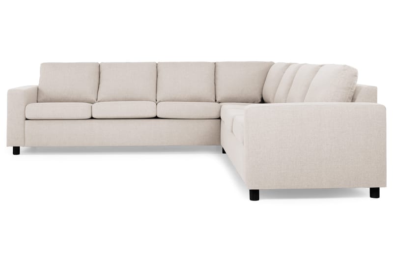 Crazy 6-sits Vändbar L-formad X-Large Hörnsoffa i Tyg, Beige