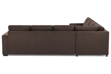 Crazy 6-sits Vändbar L-formad X-Large Hörnsoffa i Tyg - Brun - Products - Möbler - Soffa - Hörnsoffa