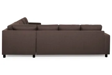 Crazy 6-sits Vändbar L-formad X-Large Hörnsoffa i Tyg - Brun - Products - Möbler - Soffa - Hörnsoffa