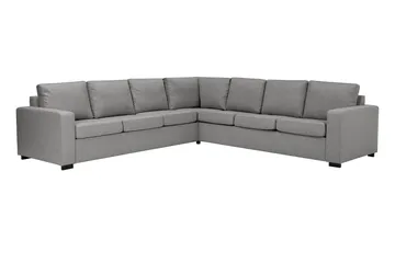 Crazy 6-sits Vändbar L-formad X-Large Hörnsoffa i Tyg - Grå - Products - Möbler - Soffa - Hörnsoffa