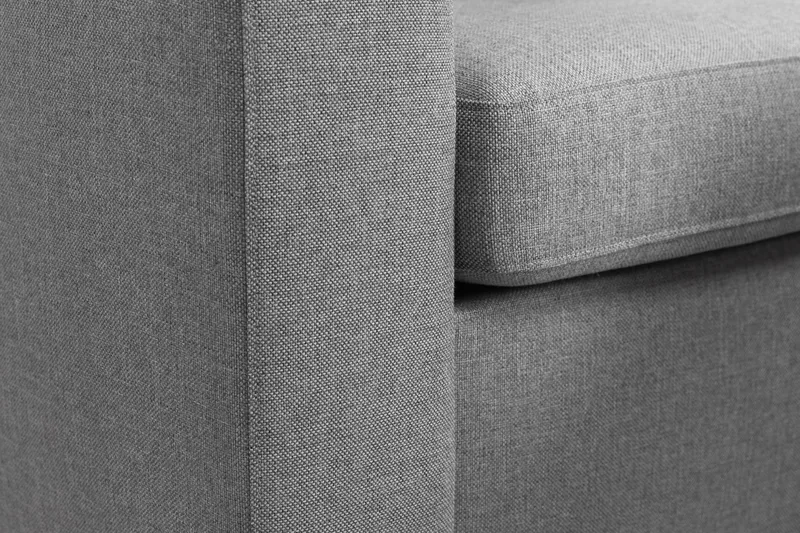 Crazy 6-sits Vändbar L-formad X-Large Hörnsoffa i Tyg - Grå - Products - Möbler - Soffa - Hörnsoffa