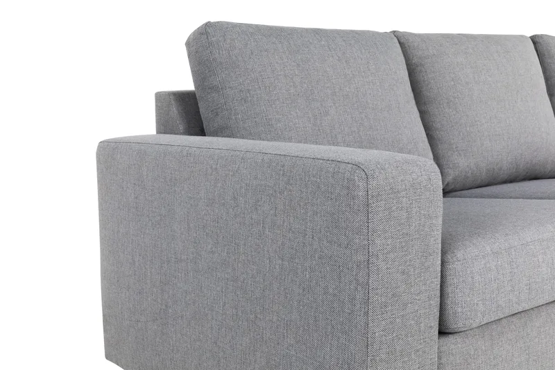 Crazy 6-sits Vändbar L-formad X-Large Hörnsoffa i Tyg - Grå - Products - Möbler - Soffa - Hörnsoffa
