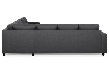 Crazy 6-sits Vändbar L-formad X-Large Hörnsoffa i Tyg - Mörkgrå - Products - Möbler - Soffa - Hörnsoffa