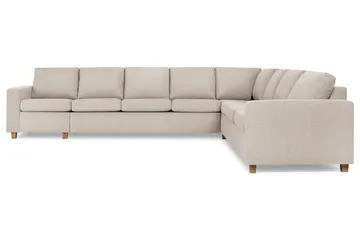Crazy 7-sits Vändbar L-formad XX-Large Hörnsoffa i Tyg - Beige - Products - Möbler - Soffa - Hörnsoffa
