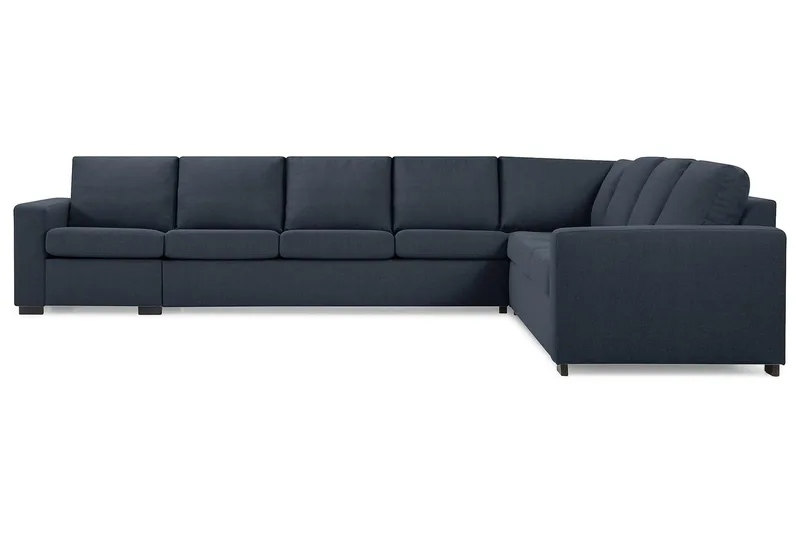Crazy 7-sits Vändbar L-formad XX-Large Hörnsoffa i Tyg - Blå - Products - Möbler - Soffa - Hörnsoffa