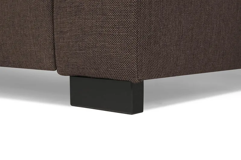 Crazy 7-sits Vändbar L-formad XX-Large Hörnsoffa i Tyg - Brun - Products - Möbler - Soffa - Hörnsoffa