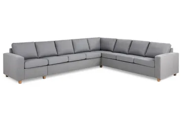 Crazy 7-sits Vändbar L-formad XX-Large Hörnsoffa i Tyg - Grå - Products - Möbler - Soffa - Hörnsoffa