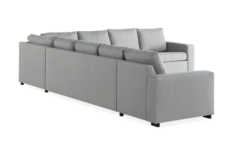 Crazy 7-sits Vändbar L-formad XX-Large Hörnsoffa i Tyg - Grå - Products - Möbler - Soffa - Hörnsoffa