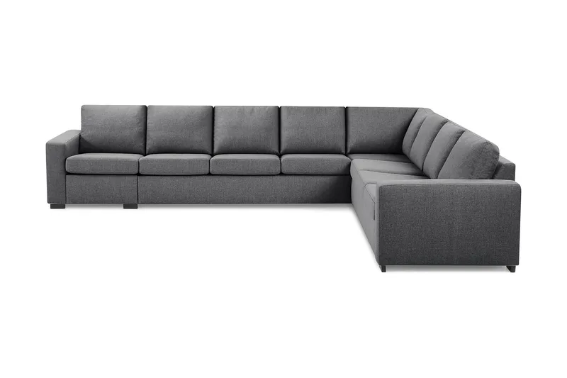 Crazy 7-sits Vändbar L-formad XX-Large Hörnsoffa i Tyg - Mörkgrå - Products - Möbler - Soffa - Hörnsoffa