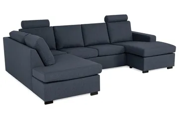 Crazy U-soffa Large Divan Höger - Mörkblå - Products - Möbler - Soffa - U-soffa