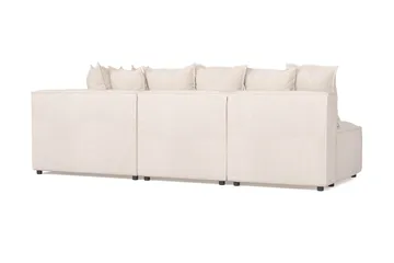 Cubo 5-sits L-formad Djup Modulhörnsoffa i Tyg - Beige - Products - Möbler - Soffa - Hörnsoffa