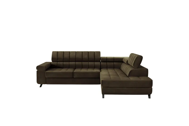Amshyttan Soffa med Schäslong 3-sits - Brun - Products - Möbler - Soffa - Divansoffa & schäslongsoffa - 3 sits soffa med divan