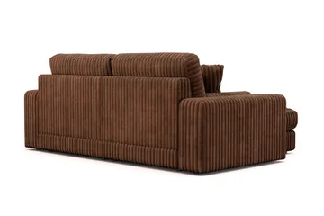 Arken Lyx 3-sits Vändbar L-formad Djup Divansoffa i Manchester - Mörkbrun - Products - Möbler - Soffa - Divansoffa & schäslongsoffa - 3 sits soffa med divan