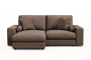 Arken Lyx 3-sits Vändbar L-formad Djup Divansoffa i Tyg - Brun - Products - Möbler - Soffa - Divansoffa & schäslongsoffa - 3 sits soffa med divan