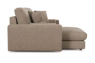 Arken Lyx 3-sits Vändbar L-formad Djup Divansoffa i Tyg - Brun - Products - Möbler - Soffa - Divansoffa & schäslongsoffa - 3 sits soffa med divan