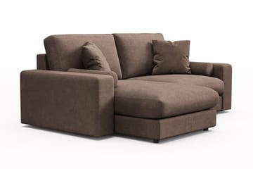 Arken Lyx 3-sits Vändbar L-formad Djup Divansoffa i Tyg - Brun - Products - Möbler - Soffa - Divansoffa & schäslongsoffa - 3 sits soffa med divan
