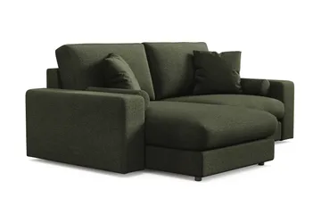 Arken Lyx 3-sits Vändbar L-formad Djup Divansoffa i Tyg - Grön - Products - Möbler - Soffa - Divansoffa & schäslongsoffa - 3 sits soffa med divan
