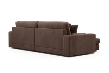 Arken Lyx 4-sits Vändbar L-formad Djup Divansoffa i Manchester - Brun - Products - Möbler - Soffa - Divansoffa & schäslongsoffa - 4 sits soffa med divan