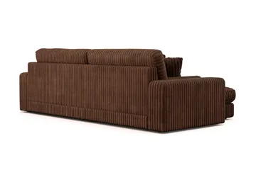 Arken Lyx 4-sits Vändbar L-formad Djup Divansoffa i Manchester - Mörkbrun - Products - Möbler - Soffa - Divansoffa & schäslongsoffa - 4 sits soffa med divan