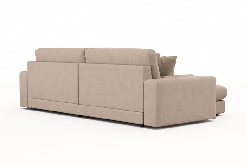 Arken Lyx 4-sits Vändbar L-formad Djup Divansoffa i Tyg - Beige - Products - Möbler - Soffa - Divansoffa & schäslongsoffa - 4 sits soffa med divan