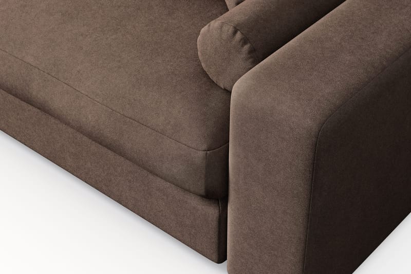 Arken Lyx 4-sits Vändbar L-formad Djup Divansoffa i Tyg - Brun - Products - Möbler - Soffa - Divansoffa & schäslongsoffa - 4 sits soffa med divan