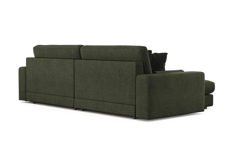 Arken Lyx 4-sits Vändbar L-formad Djup Divansoffa i Tyg - Grön - Products - Möbler - Soffa - Divansoffa & schäslongsoffa - 4 sits soffa med divan