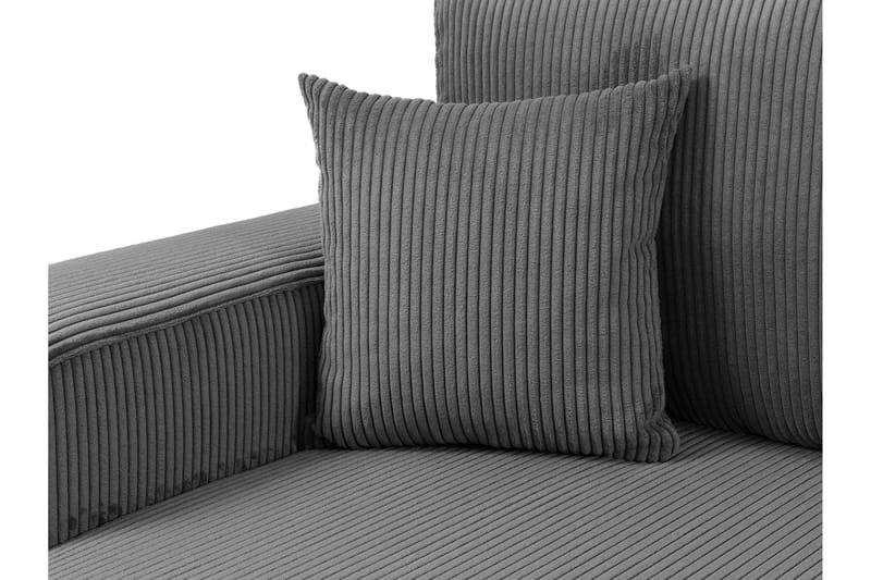 Barile Soffa med Divan 3-sits - Grå - Products - Möbler - Soffa - Divansoffa & schäslongsoffa - 3 sits soffa med divan