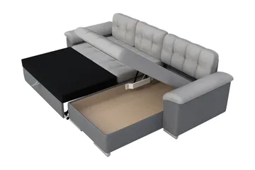 Camior Soffa med Divan 3-sits - Flerfärgad/Beige - Products - Möbler - Soffa - Divansoffa & schäslongsoffa - 3 sits soffa med divan