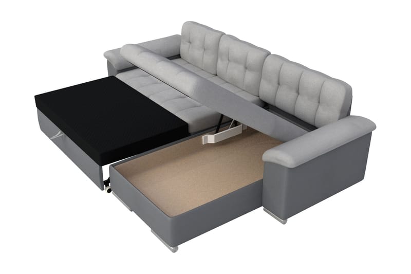 Camior Soffa med Divan 3-sits - Flerfärgad/Beige - Products - Möbler - Soffa - Divansoffa & schäslongsoffa - 3 sits soffa med divan
