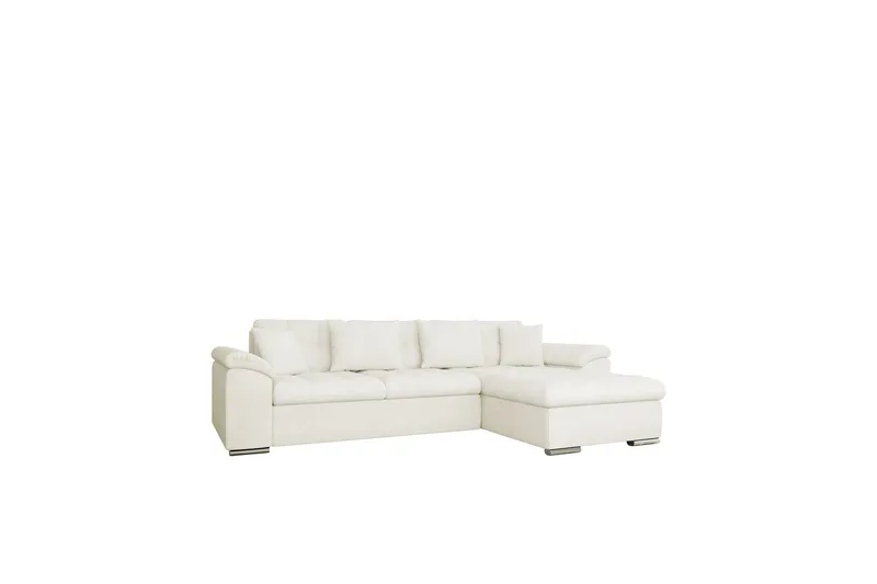 Camior Soffa med Divan 3-sits, Vit