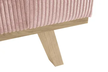 Copenhagen 4-sits Högervänd L-formad Divansoffa i Manchester - Rosa - Products - Möbler - Soffa - Divansoffa & schäslongsoffa - 4 sits soffa med divan