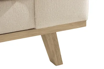 Copenhagen 4-sits Högervänd L-formad Divansoffa i Sammet - Beige - Products - Möbler - Soffa - Divansoffa & schäslongsoffa - 4 sits soffa med divan