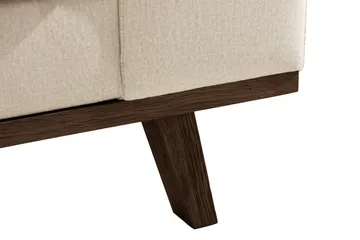 Copenhagen 4-sits Högervänd L-formad Divansoffa i Sammet - Beige - Products - Möbler - Soffa - Divansoffa & schäslongsoffa - 4 sits soffa med divan