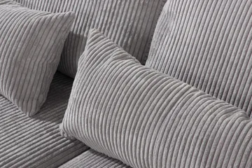 Copenhagen 4-sits Högervänd L-formad Schäslongsoffa i Manchester - Ljusgrå - Products - Möbler - Soffa - Divansoffa & schäslongsoffa - 4 sits soffa med divan