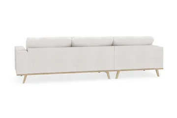 Copenhagen 4-sits Vänstervänd L-formad Divansoffa i Bouclé - Vit - Products - Möbler - Soffa - Divansoffa & schäslongsoffa - 4 sits soffa med divan