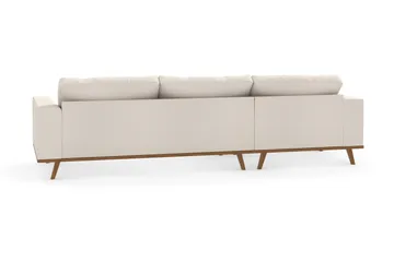 Copenhagen 4-sits Vänstervänd L-formad Divansoffa i Tyg - Beige - Products - Möbler - Soffa - Divansoffa & schäslongsoffa - 4 sits soffa med divan