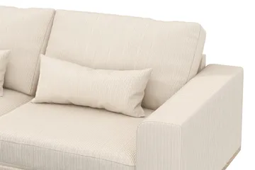 Copenhagen 4-sits Vänstervänd L-formad Schäslongsoffa i Manchester - Beige - Products - Möbler - Soffa - Divansoffa & schäslongsoffa - 4 sits soffa med divan