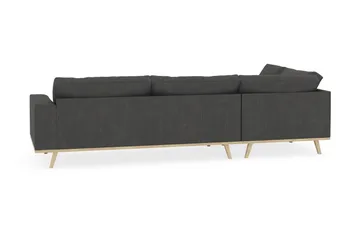 Copenhagen 4-sits Vänstervänd L-formad Schäslongsoffa i Manchester - Mörkgrå - Products - Möbler - Soffa - Divansoffa & schäslongsoffa - 4 sits soffa med divan