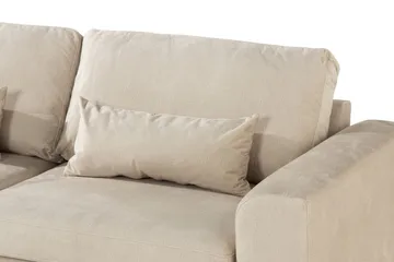 Copenhagen 4-sits Vänstervänd L-formad Schäslongsoffa i Sammet - Beige - Products - Möbler - Soffa - Divansoffa & schäslongsoffa - 4 sits soffa med divan