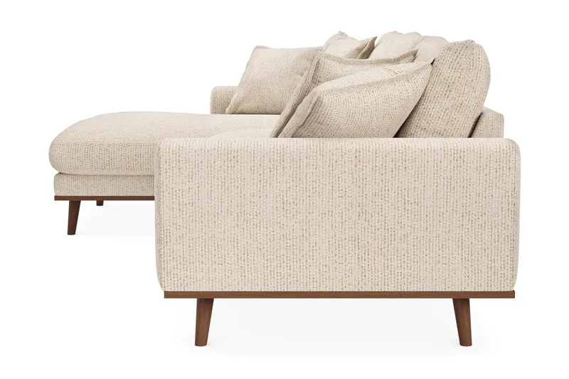 Copenhagen Premium 4-sits Vänstervänd L-formad Djup Divansoffa i Chenille - Beige - Products - Möbler - Soffa - Divansoffa & schäslongsoffa - 4 sits soffa med divan