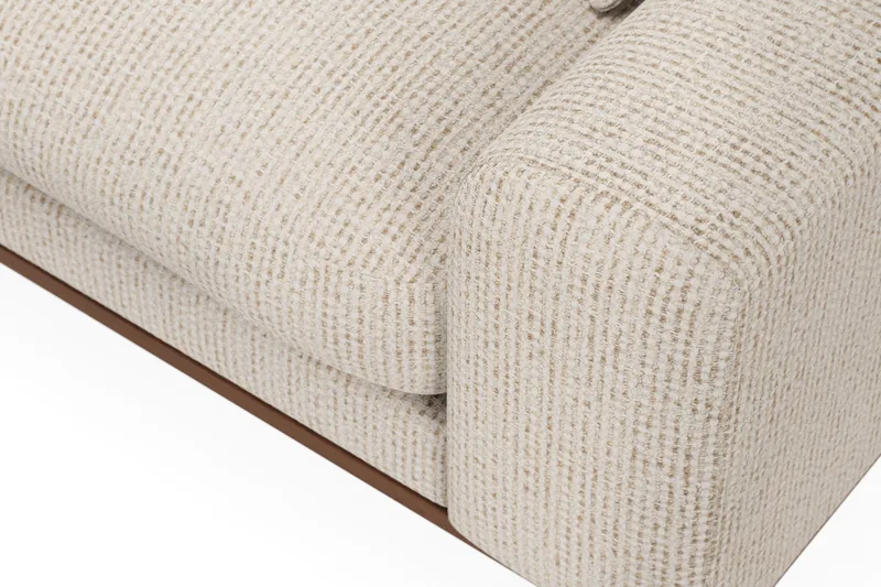 Copenhagen Premium 4-sits Vänstervänd L-formad Djup Divansoffa i Chenille - Beige - Products - Möbler - Soffa - Divansoffa & schäslongsoffa - 4 sits soffa med divan