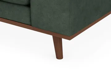 Copenhagen Premium 4-sits Vänstervänd L-formad Djup Schäslongsoffa i Tyg - Grön - Products - Möbler - Soffa - Divansoffa & schäslongsoffa - 4 sits soffa med divan