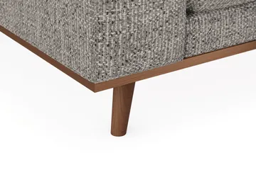 Copenhagen Premium 4-sits Högervänd L-formad Djup Divansoffa i Chenille - Grå - Products - Möbler - Soffa - Divansoffa & schäslongsoffa - 4 sits soffa med divan