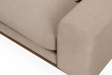 Copenhagen Premium 4-sits Vänstervänd L-formad Djup Schäslongsoffa i Tyg - Ljusbrun - Products - Möbler - Soffa - Divansoffa & schäslongsoffa - 4 sits soffa med divan