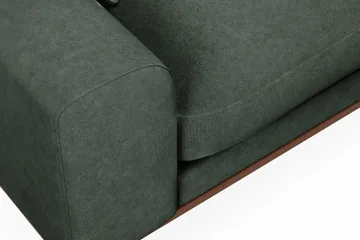 Copenhagen Premium 4-sits Högervänd L-formad Djup Divansoffa i Tyg - Grön - Products - Möbler - Soffa - Divansoffa & schäslongsoffa - 3 sits soffa med divan