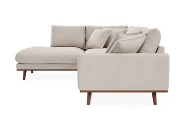 Copenhagen Premium 4-sits Vänstervänd L-formad Djup Schäslongsoffa i Tyg - Beige - Products - Möbler - Soffa - Divansoffa & schäslongsoffa - 4 sits soffa med divan
