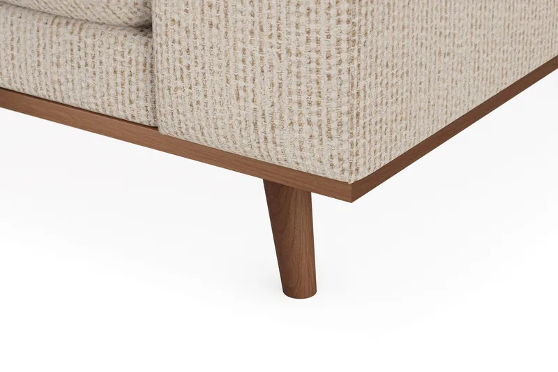 Copenhagen Premium 4-sits Vänstervänd L-formad Djup Divansoffa i Chenille - Beige - Products - Möbler - Soffa - Divansoffa & schäslongsoffa - 4 sits soffa med divan