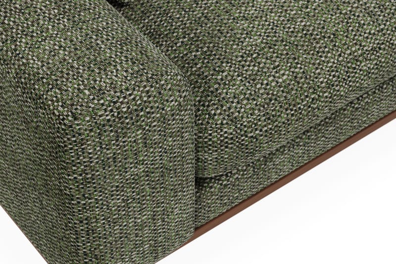 Copenhagen Premium 4-sits Högervänd L-formad Djup Divansoffa i Chenille - Grön - Products - Möbler - Soffa - Divansoffa & schäslongsoffa - 4 sits soffa med divan
