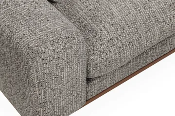 Copenhagen Premium 4-sits Högervänd L-formad Djup Divansoffa i Chenille - Grå - Products - Möbler - Soffa - Divansoffa & schäslongsoffa - 4 sits soffa med divan