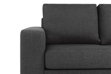 Crazy 3-sits Vändbar L-formad Divansoffa i Tyg - Antracit - Products - Möbler - Soffa - Divansoffa & schäslongsoffa - 3 sits soffa med divan